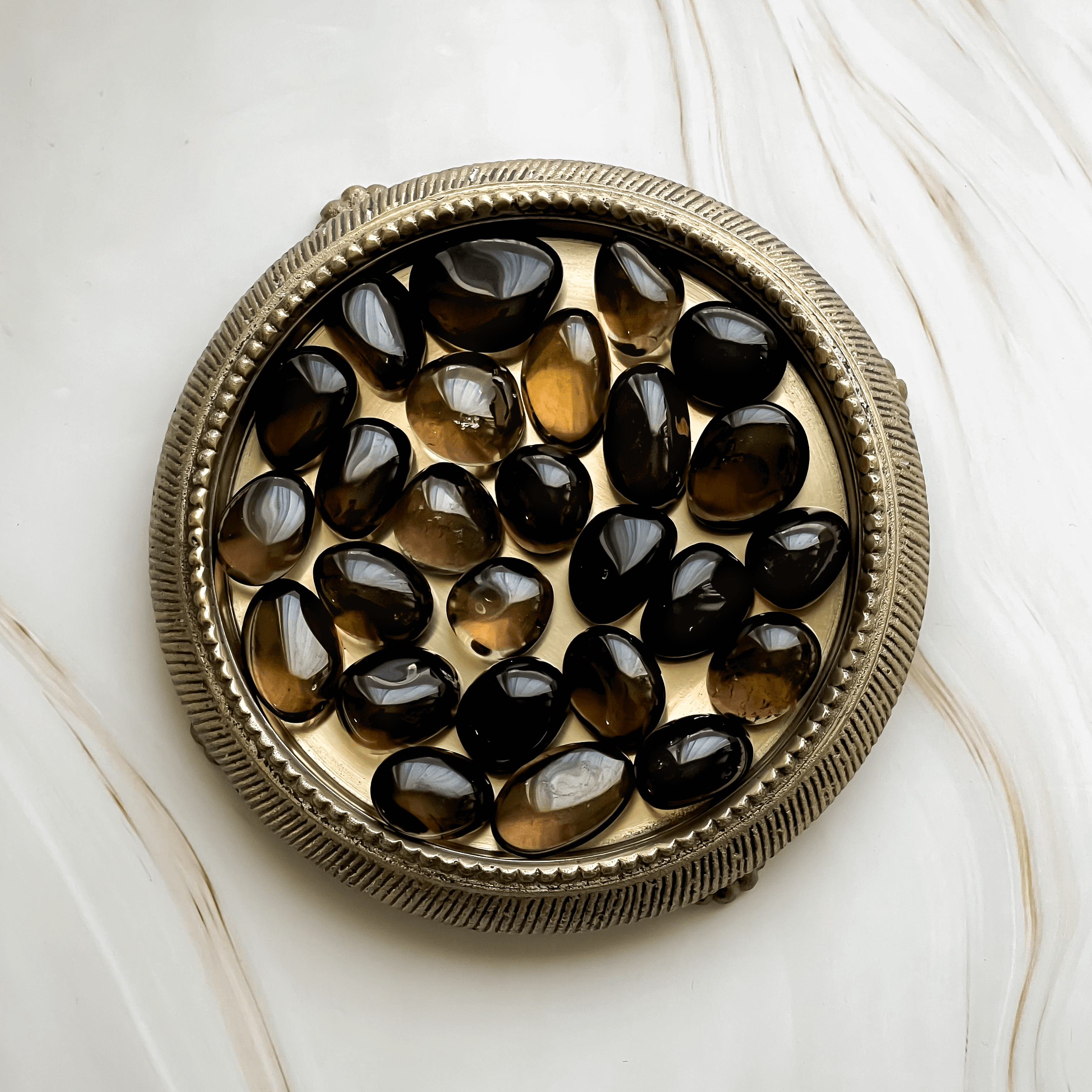 Rauchquarz Trommelstein Heilstein Manifestation Edelstein Heilstein Morion Osiriskristall schützt vor Strahlung Schutzstein Onlineshop Deutschland Annurah