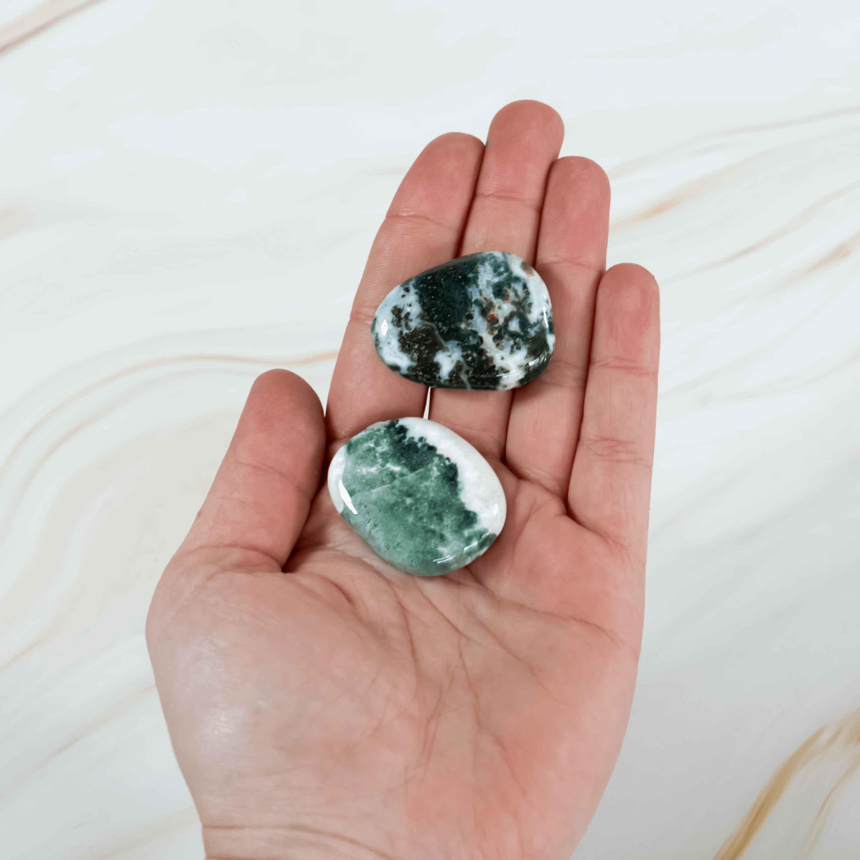 Moosachat Achat Kristall Edelstein Heilstein Wurmstein Deutscher Onlineshop Annurah