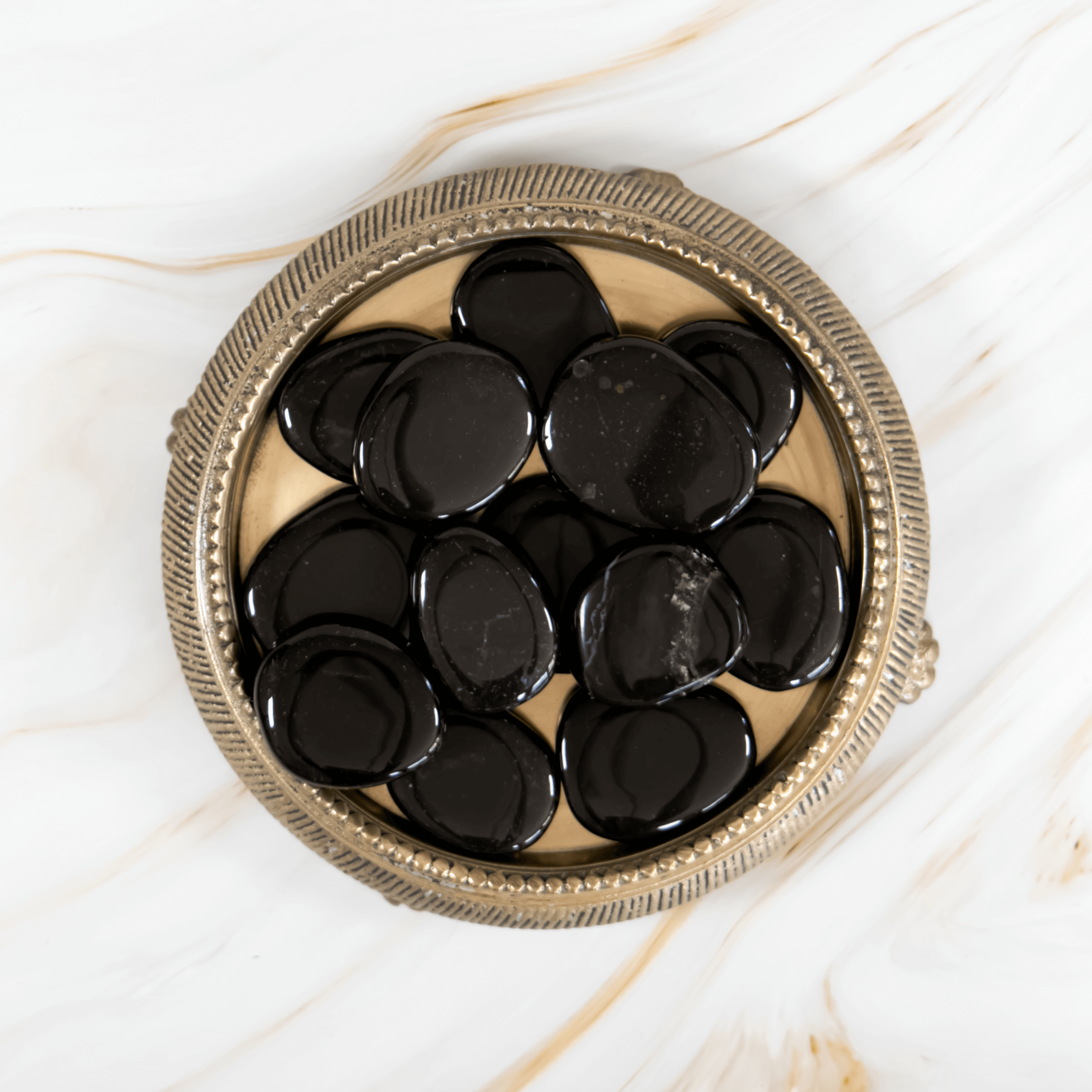 Onyx Edelstein Scheibenstein Heilstein steht für Stabilität Stärke Produktivität Selbstvertrauen Mut Deutscher Onlineshop Annurah