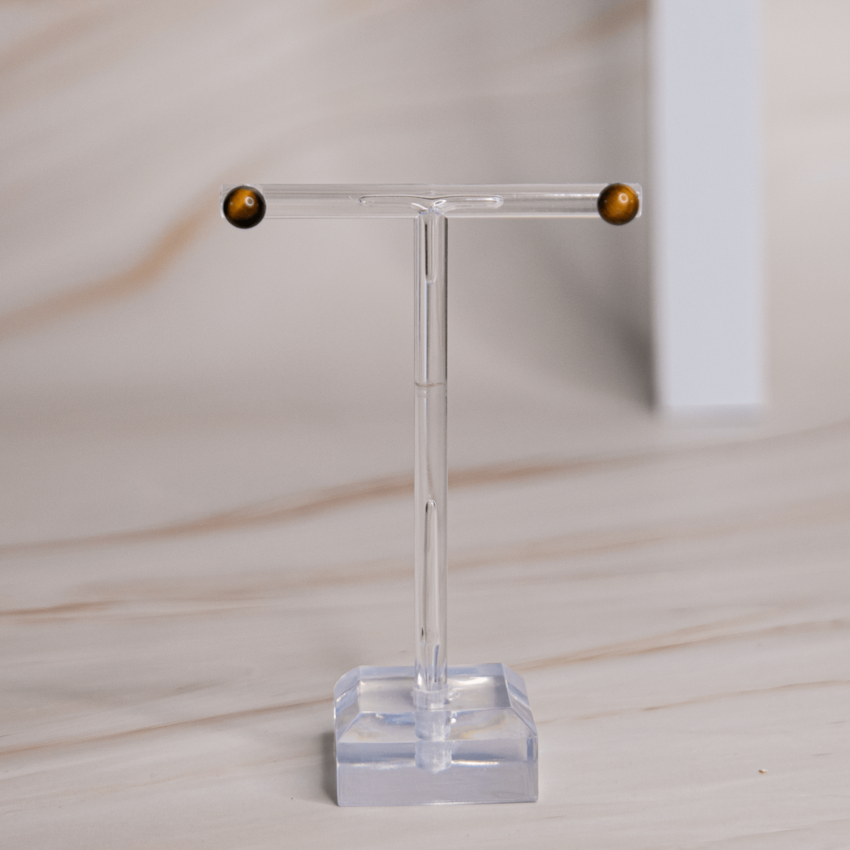 Tigerauge Ohrringe Ohrstecker bronze kupfer gold beige Flash Kristalle Edelsteine Annurah deutscher Onlineshop Perlenohrringe Kugelohrringe 925 Silber