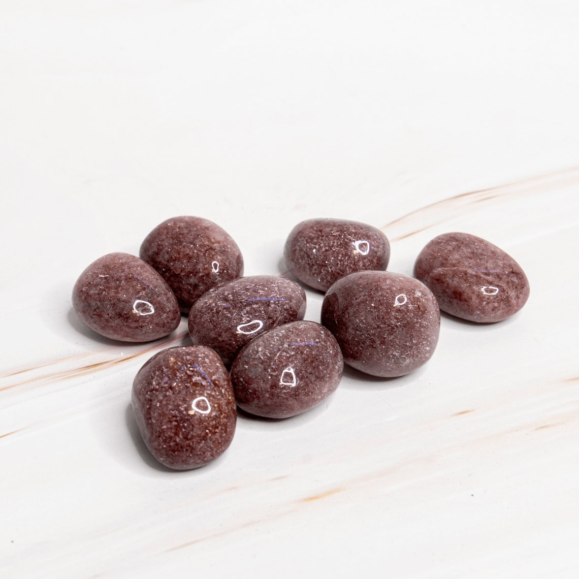 Heilstein Roter Aventurin Trommelstein Glücksstein für Sternzeichen Schütze Krebs Geburtsstein für Dezember Onlineshop Kristall Annurah Deutschland