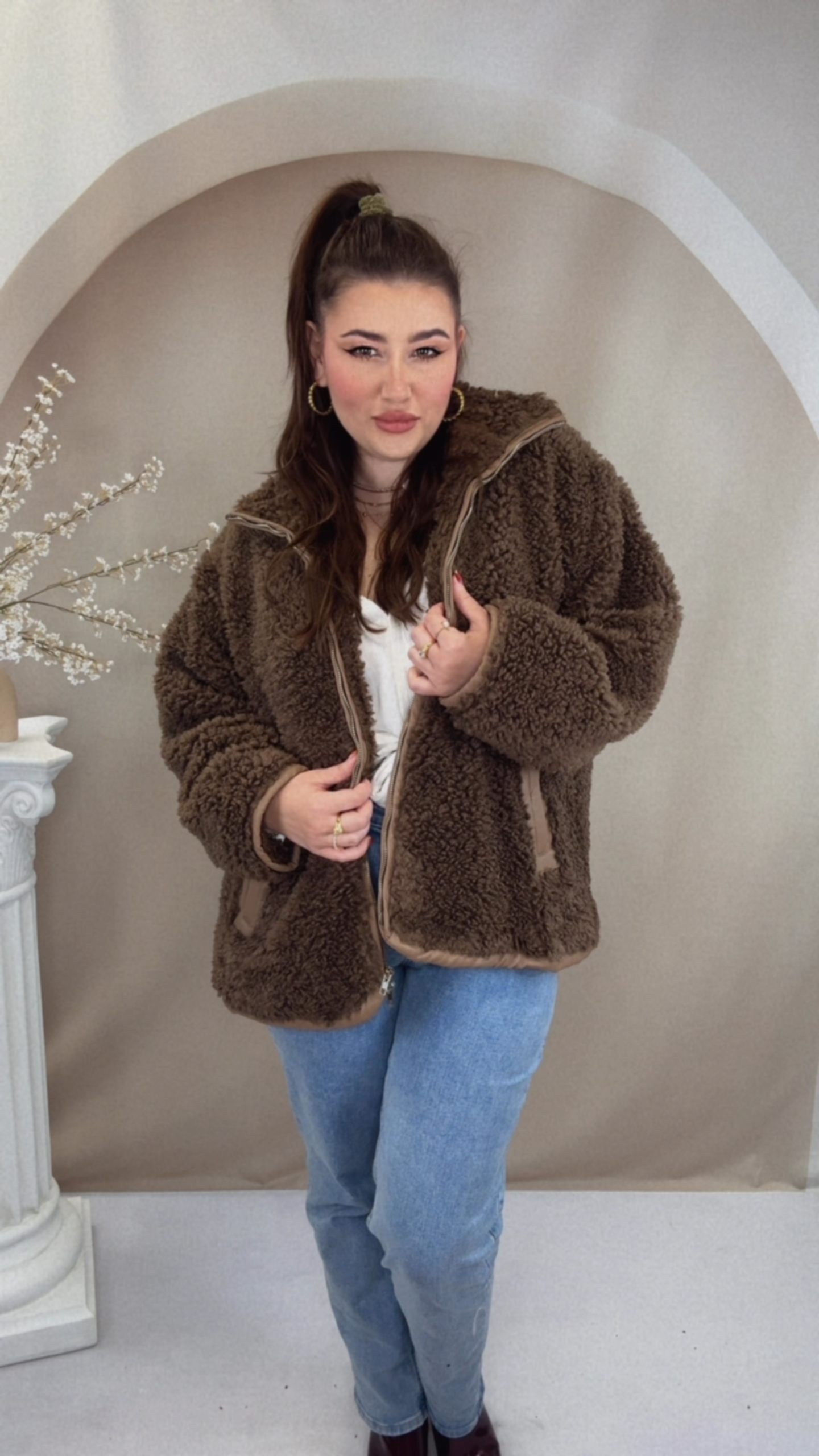 Teddy Winterjacke - Espresso