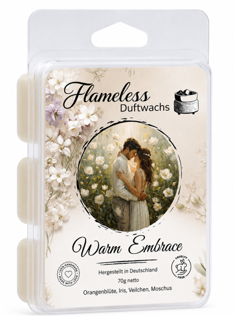 FLAMELESS Soja-Duftwachs WARM EMBRACE 70 g