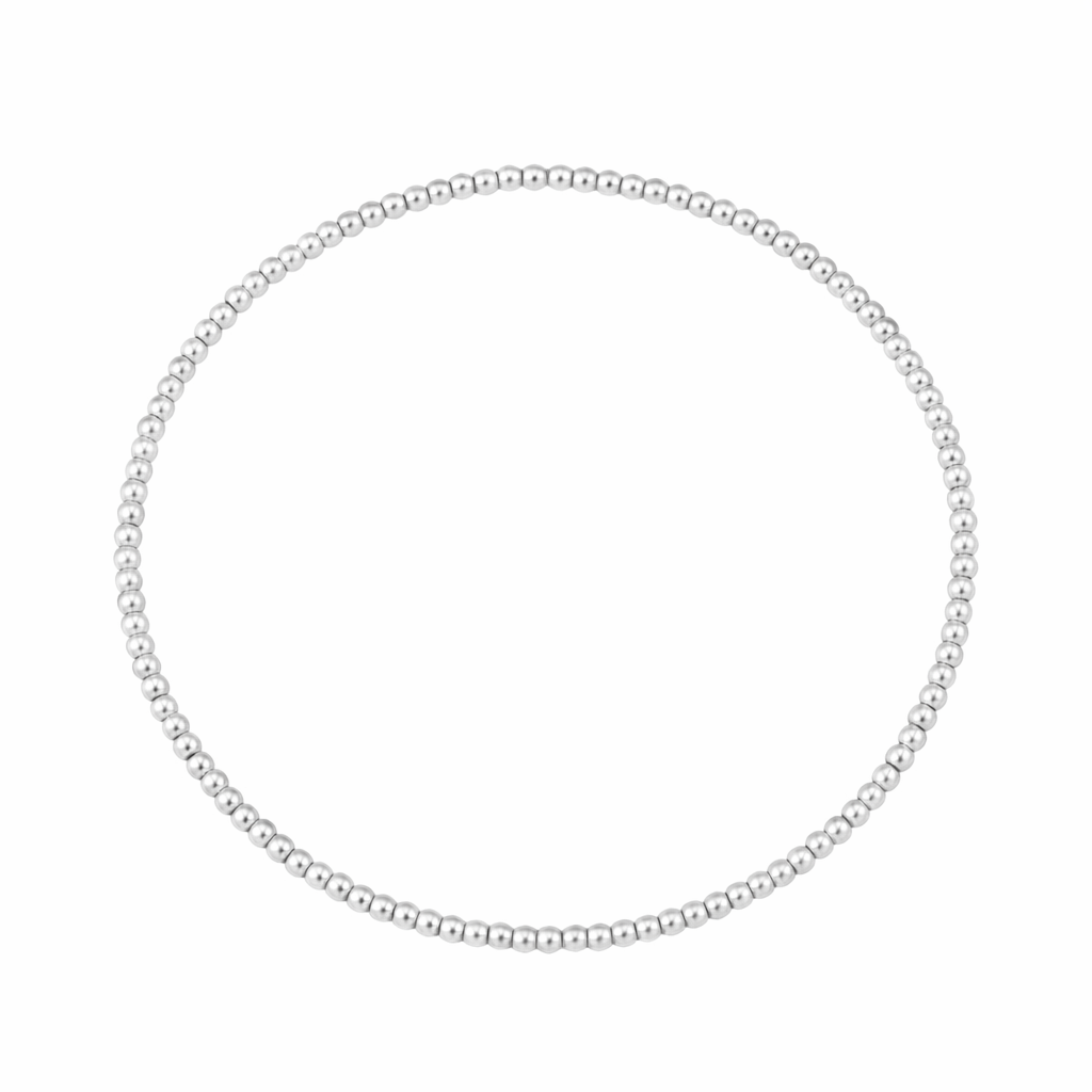 2 mm Edelstahl Kugelarmband – Minimalistisches Armband