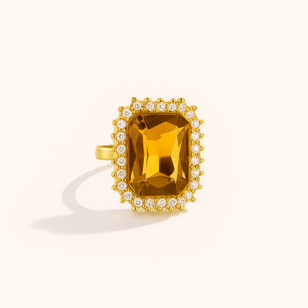 Big Brown Diamond Ring