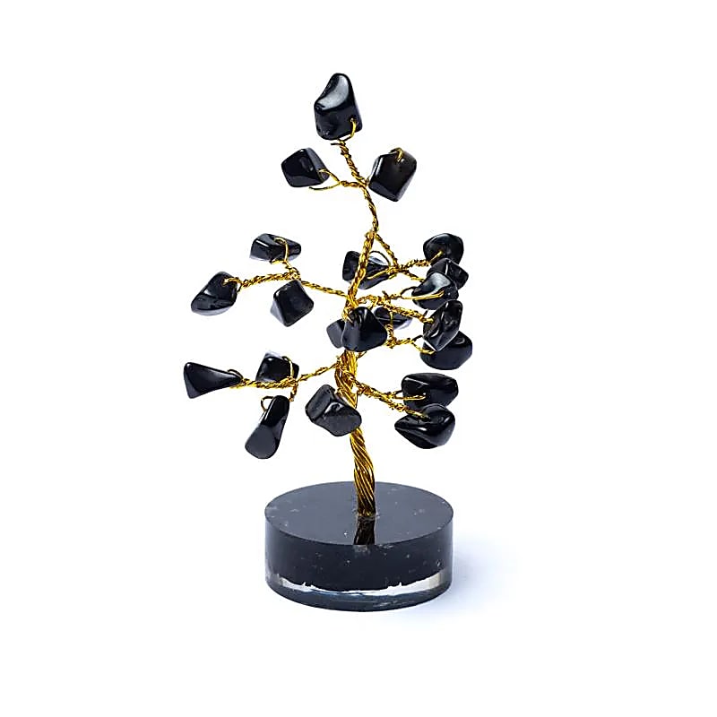Schwarzer Turmalin Edelsteinbaum