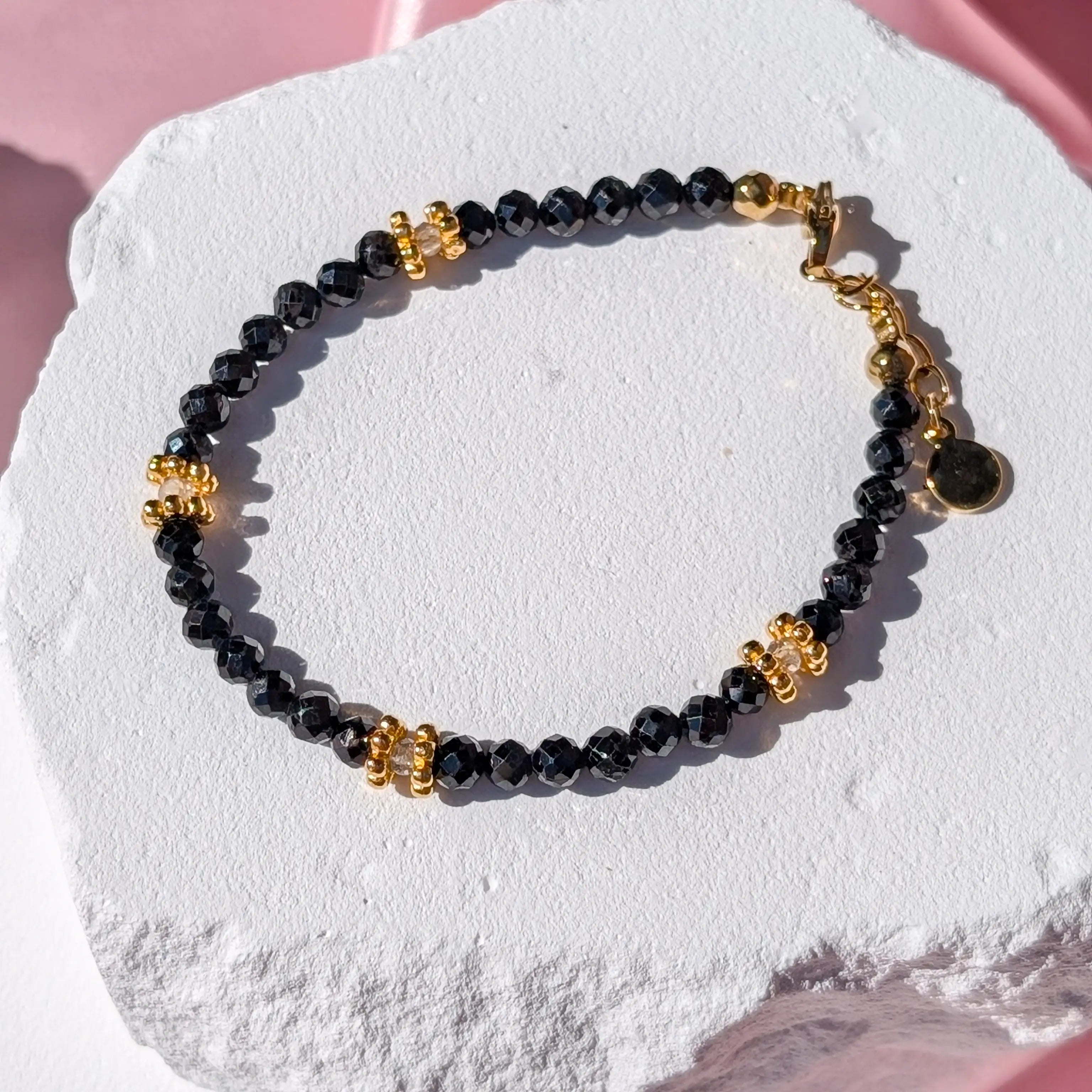 Schwarzer Turmalin Armband