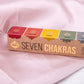 Chakra Set Räucherbomben Räuchern Smudge Salbei Bunt Weihrauch Hexe Magie Vollmond Energie Aura Annurah deutscher Onlineshop Gerüche individuell Sagrada de Madra