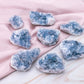 Coelestin Druse Cluster Blau Entspannung Ruhe Gelassenheit Himmel Engel Annurah deutscher Onlineshop Edelsteine Heilsteine Kristalle Sternzeichen Mond Sonne