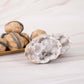 Mystery Quarz Geode Glücksgeode Glück Überraschung Druse Glitzer Höhle Kugel weiss braun Schimmer Annurah deutscher Onlineshop