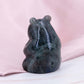 Carving Panda Labradorit Flash grau lila orange blau Tier handgeschnitzt Annurah Crystals deutscher Onlineshop Kommunikation Konzentration Lernen Schüler Studenten