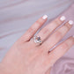 Bergkristall Clear Quarz Ring Schliff Prinzessin Verlobung klar Regenbogen durchsichtig 925 Silber Krappen Annurah deutscher Onlineshop Kristalle Heilsteine Edelsteine Schutzsteine Schilddrüse Augen Fieber Magenschmerzen