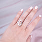 Bergkristall Clear Quarz Ring Schliff Prinzessin Verlobung klar Regenbogen durchsichtig 925 Silber Krappen Annurah deutscher Onlineshop Kristalle Heilsteine Edelsteine Schutzsteine Schilddrüse Augen Fieber Magenschmerzen