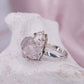 Herkimer Diamant Ring 925 Silber Krappen Einzelstück Verlobung Prinzessin durchsichtig Flash Regenbogen New York Annurah deutscher Onlineshop