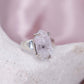 Herkimer Diamant Ring 925 Silber Krappen Einzelstück Verlobung Prinzessin durchsichtig Flash Regenbogen New York Annurah deutscher Onlineshop