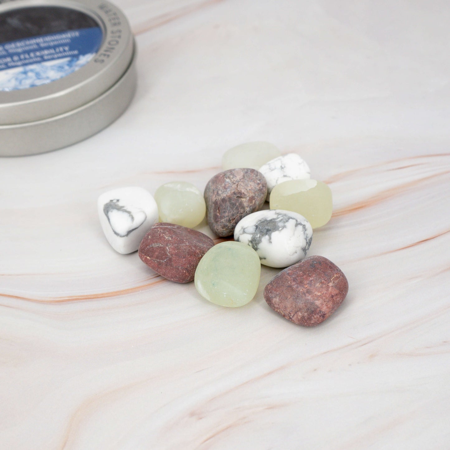 Kraft und Geschmeidigkeit Wassersteine Kristalle Edelsteine Magensit Dolomit Annurah deutscher Onlineshop
