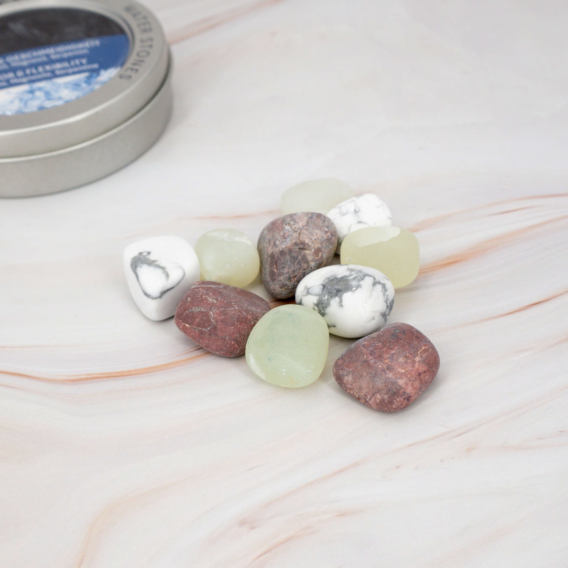 Kraft und Geschmeidigkeit Wassersteine Kristalle Edelsteine Magensit Dolomit Annurah deutscher Onlineshop