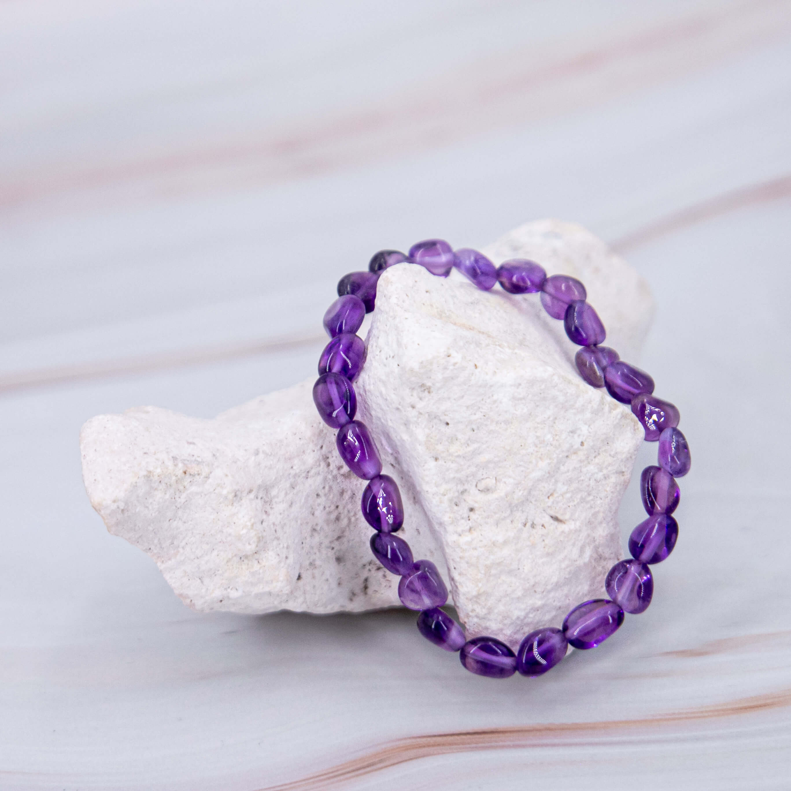 Amethyst Nugget Armband