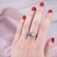 Herkimer Diamant Silber Ring Gr. 59