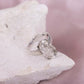 Herkimer Diamant Silber Ring Gr. 57a