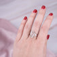 Herkimer Diamant Silber Ring Gr. 57a