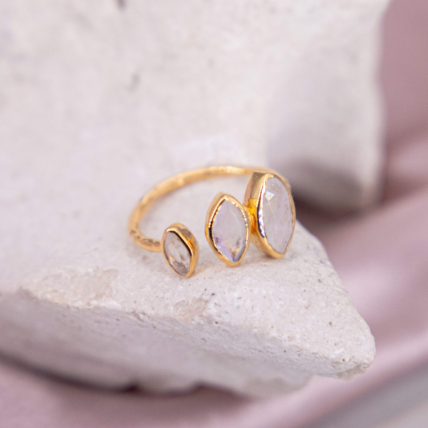 Triple Mondstein Ring