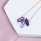 Amethyst Triple Point Kette