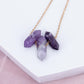 Amethyst Triple Point Kette