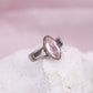 Rosenquarz Ring Gr. 60