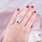 Pinker Turmalin Ring Gr. 53