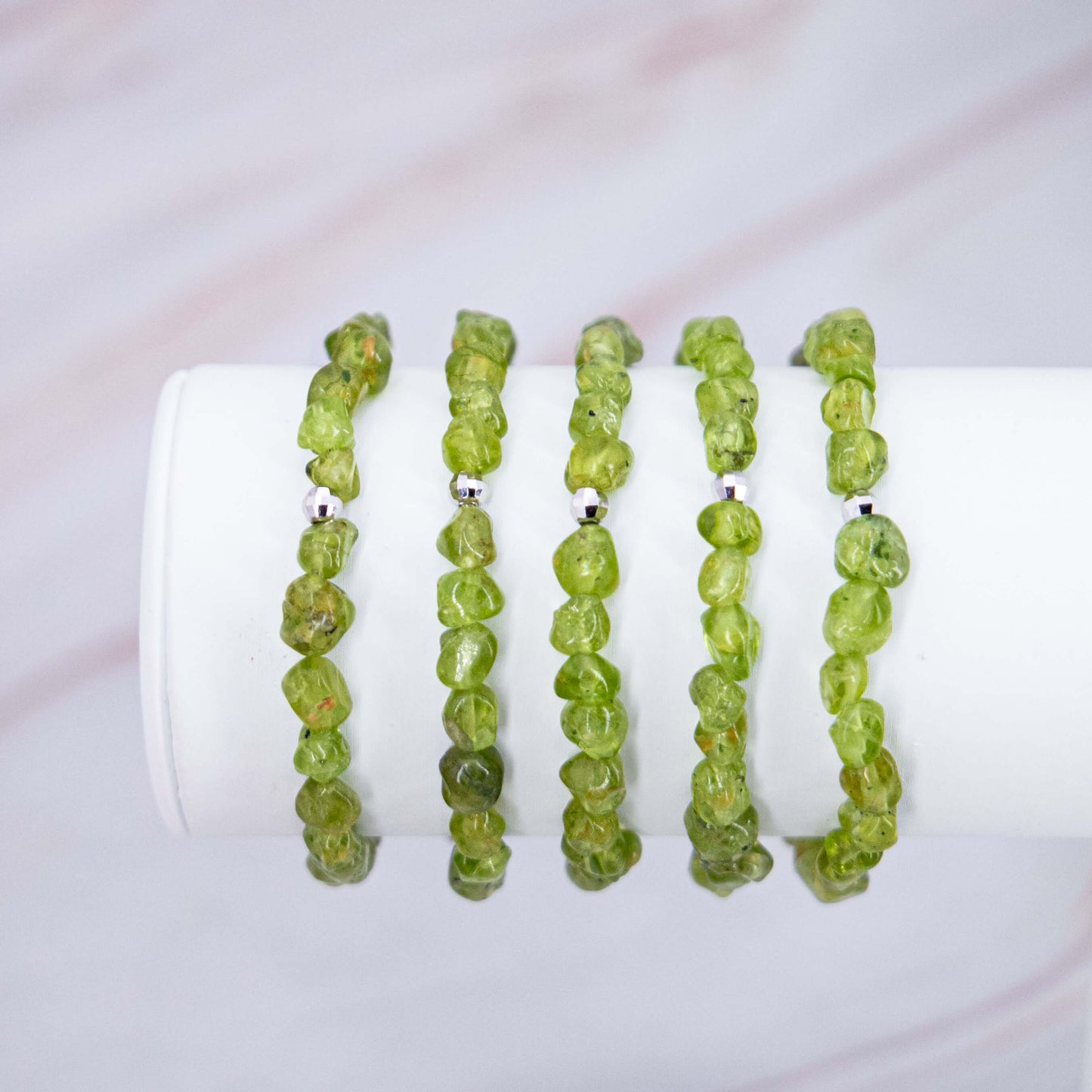 Peridot Chip Armband