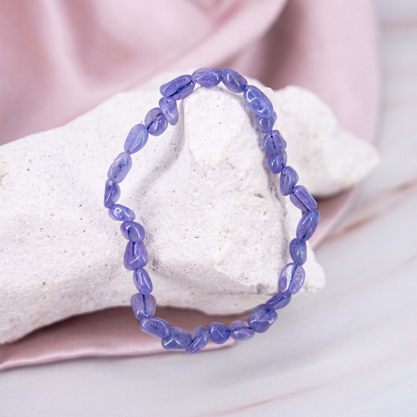 Tansanit Nugget Armband