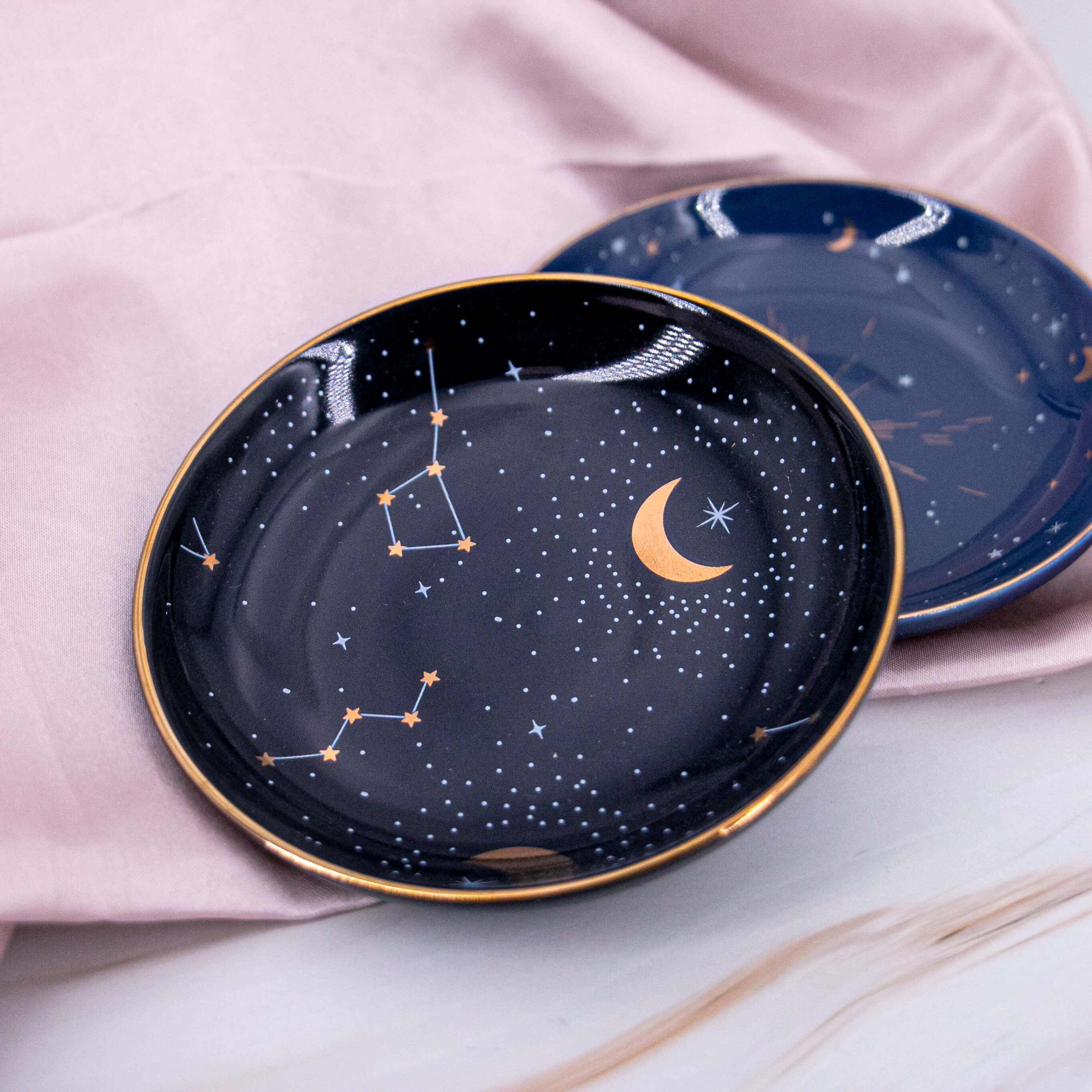Mond & Sterne Keramik Teller