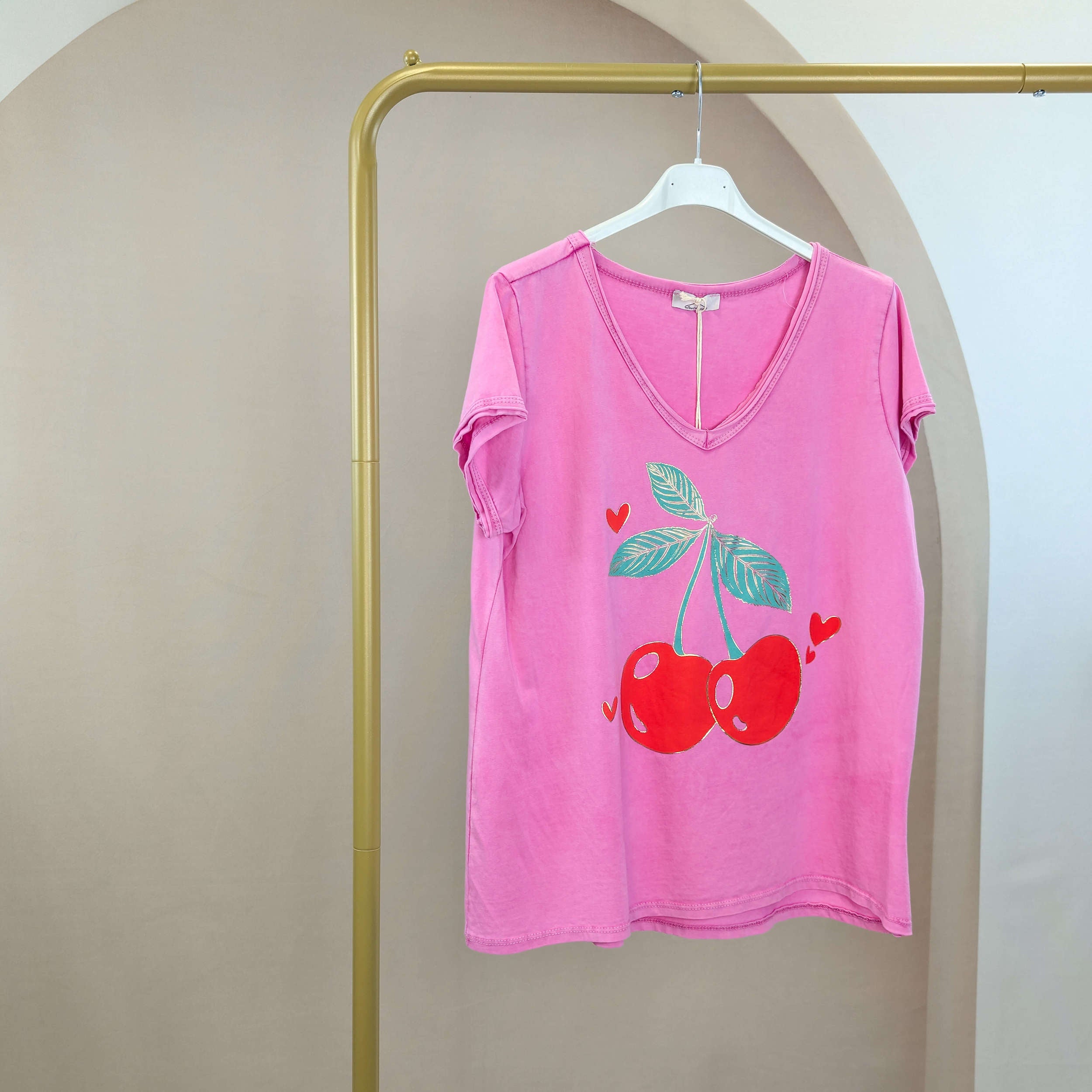 Cherry Cartoon T-Shirt