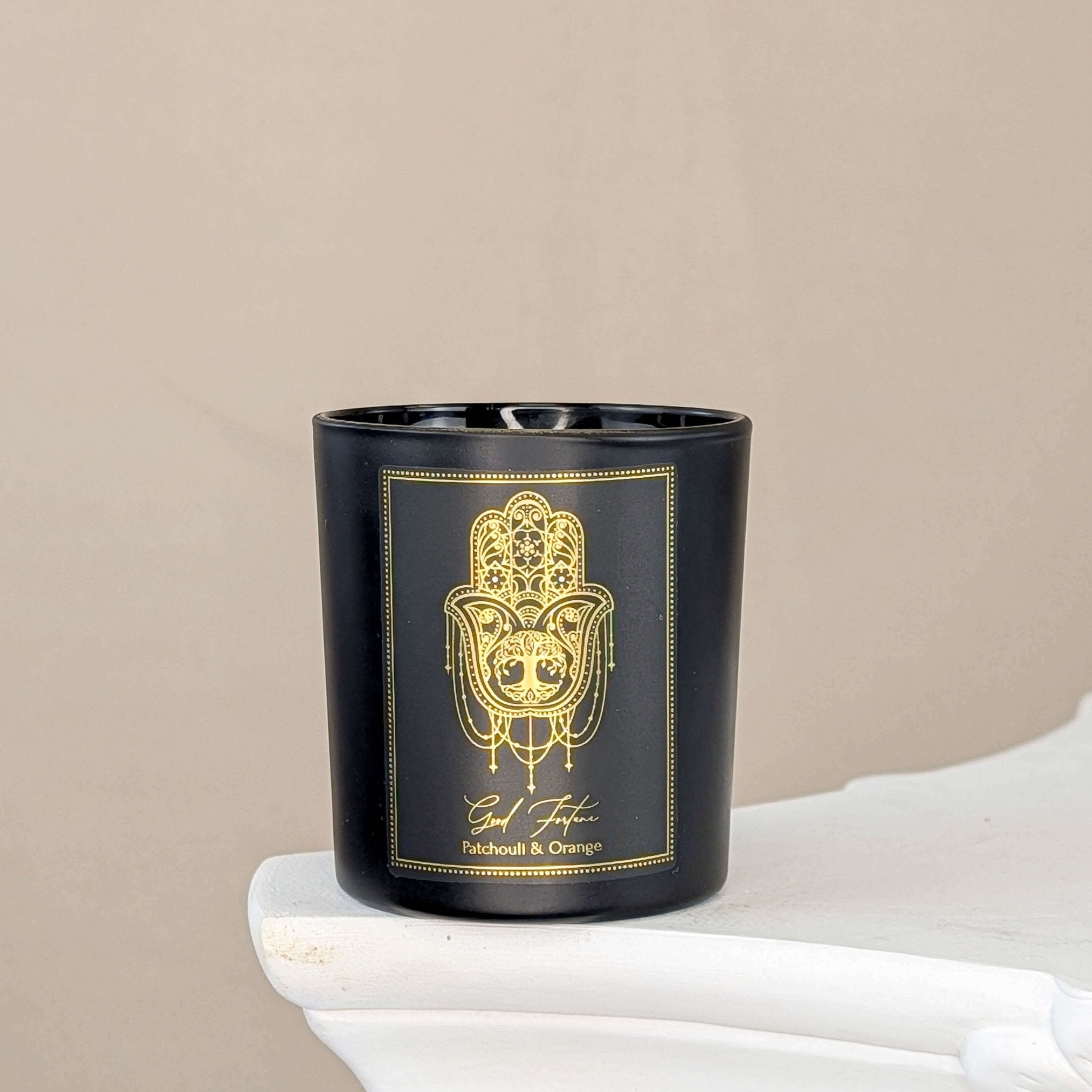 Good Fortune Kristall-Kerze im Glas