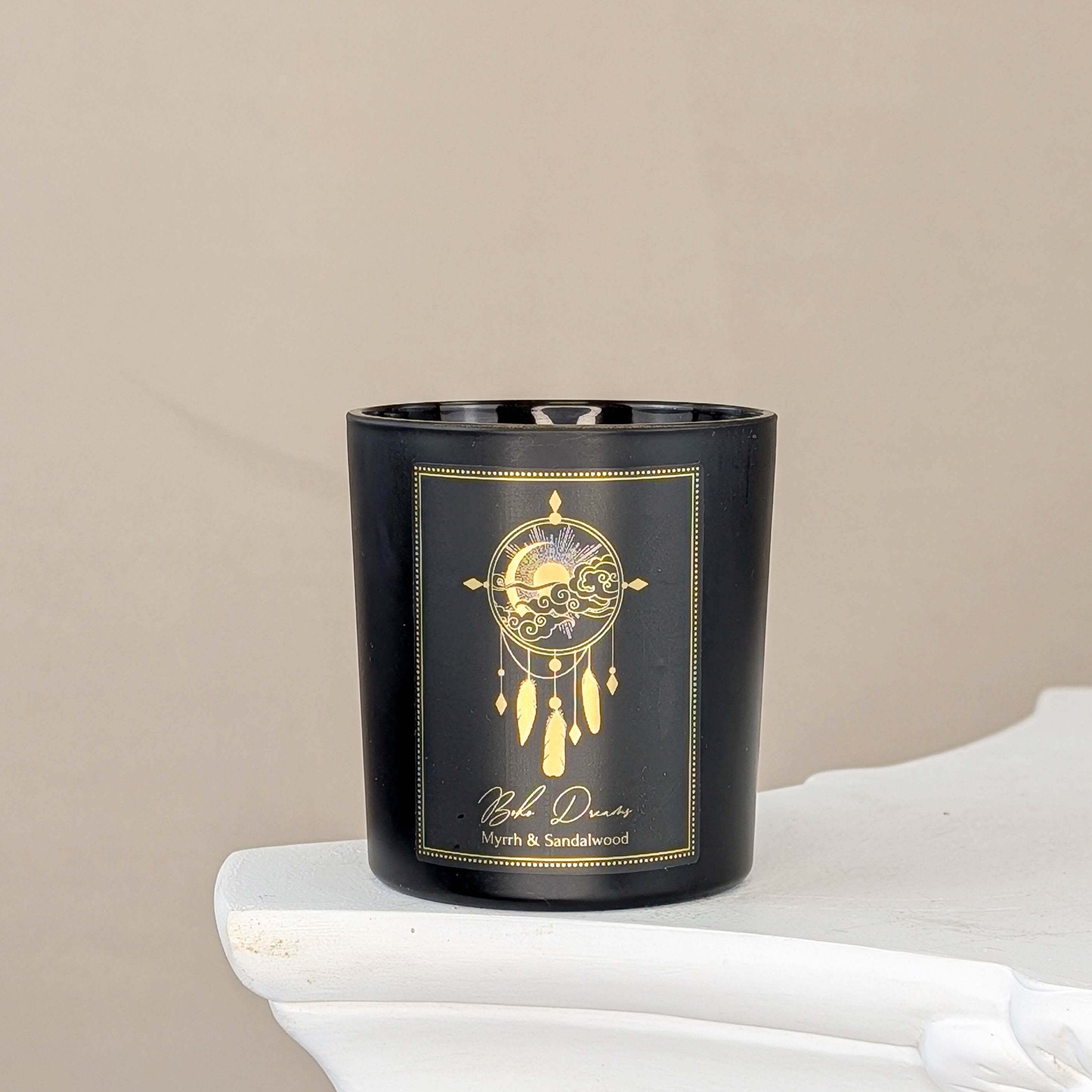 Boho Dreams Kristall-Kerze im Glas