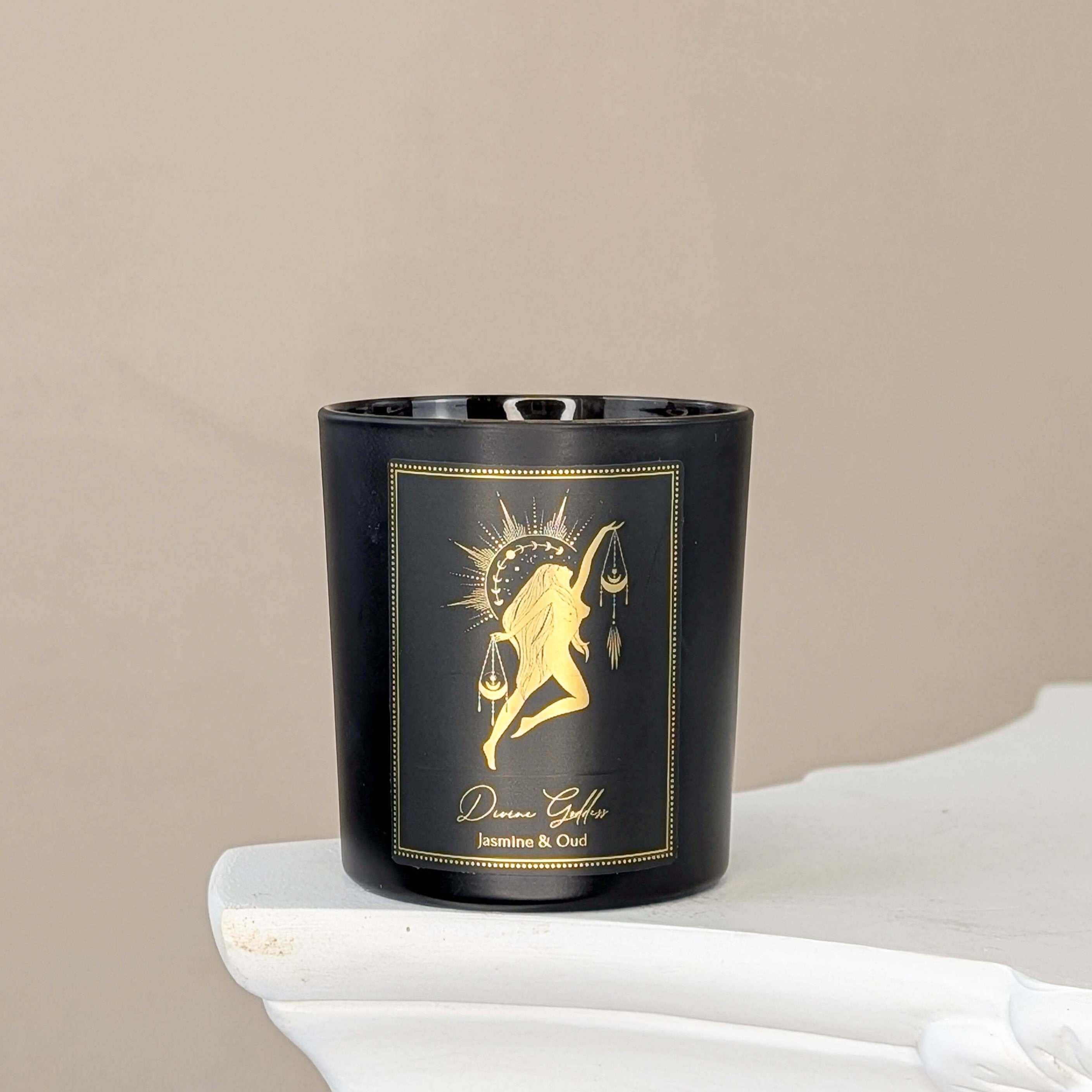 Divine Goddess Kristall-Kerze im Glas