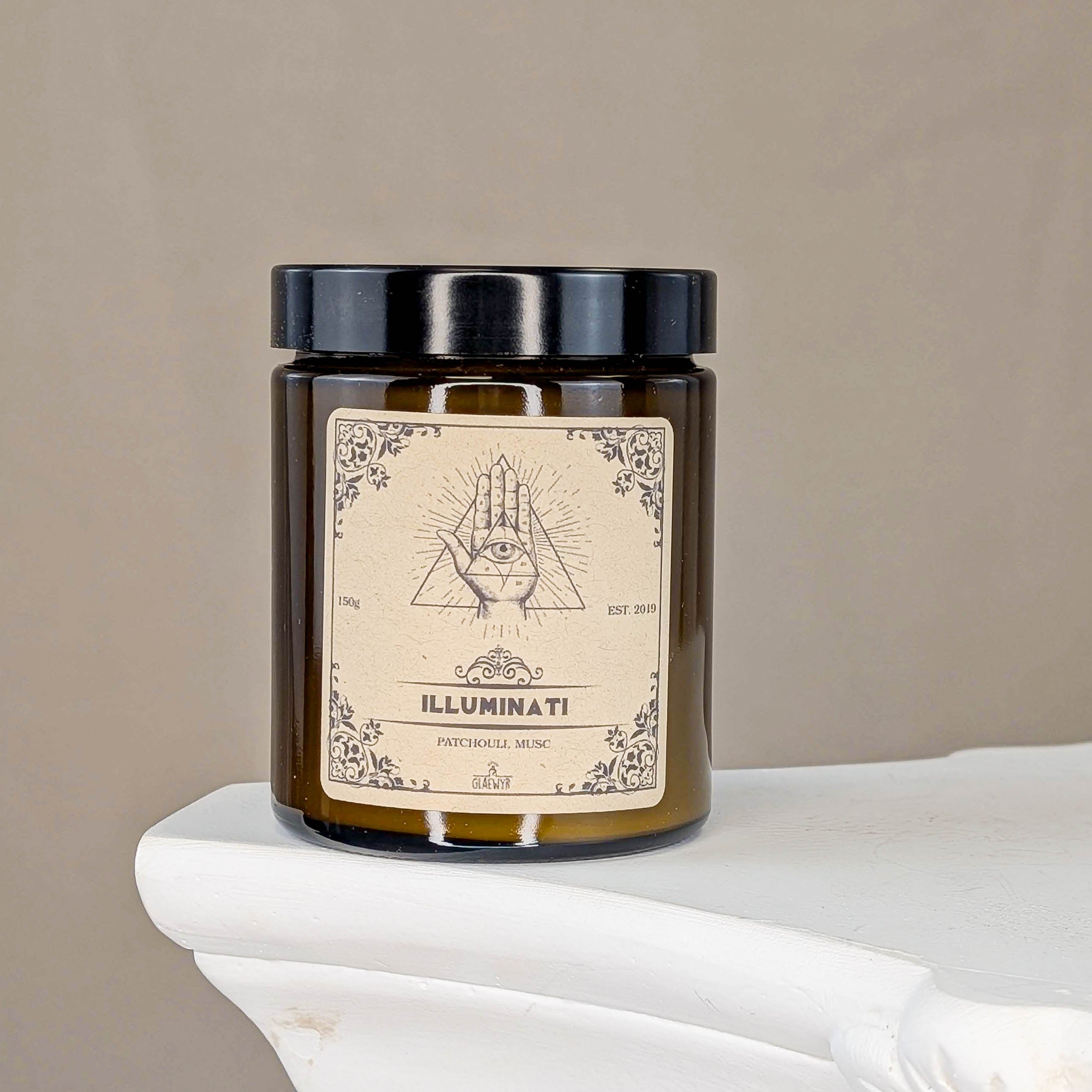 Illuminati Duftkerze - Patchouli und Moschus