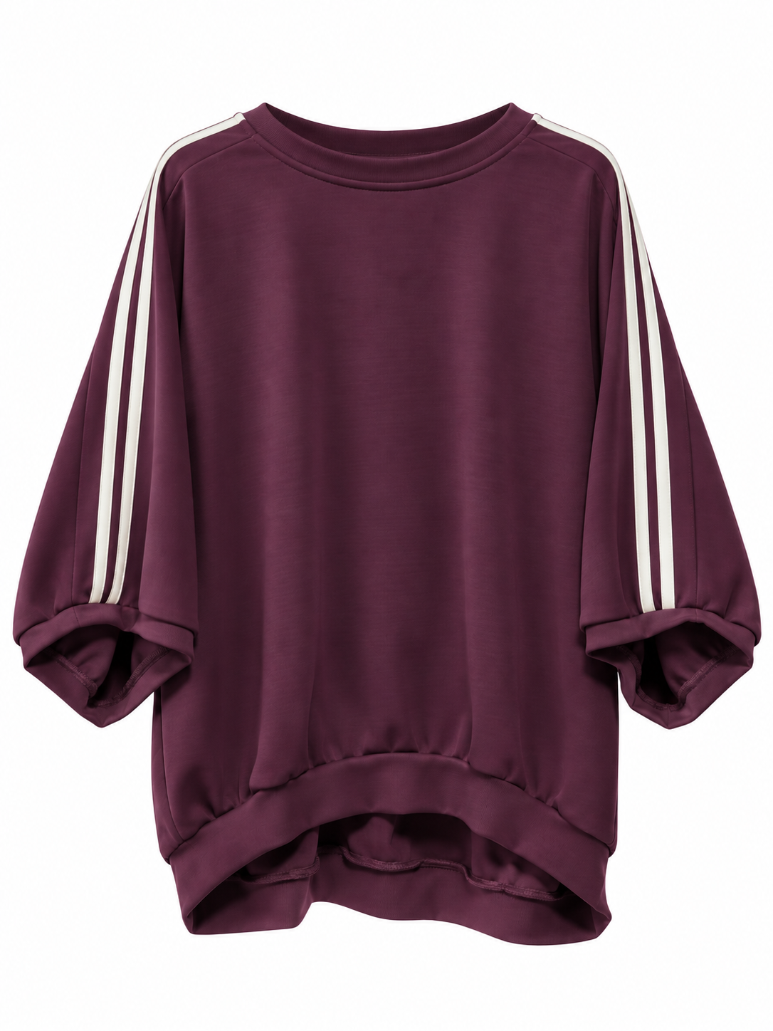 Oversize Sweatshirt mit Streifen