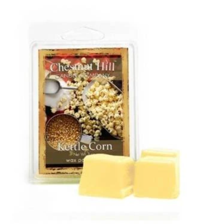 Wachsmelt – Kettle Corn | Handgegossen aus Sojawachs, Süß-Salziger Popcorn-Duft