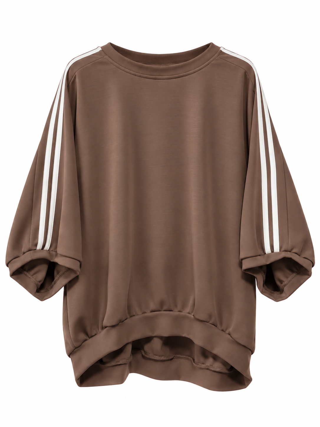 Oversize Sweatshirt mit Streifen