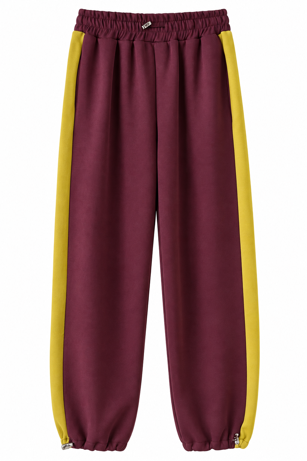Colorblock Set – Burgundy & Lime
