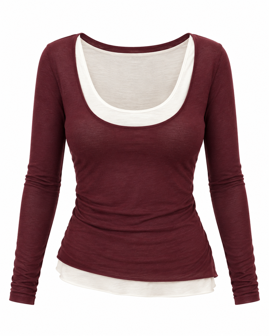 Cashmere Soft Layers – Langarmshirt mit GRATIS Top