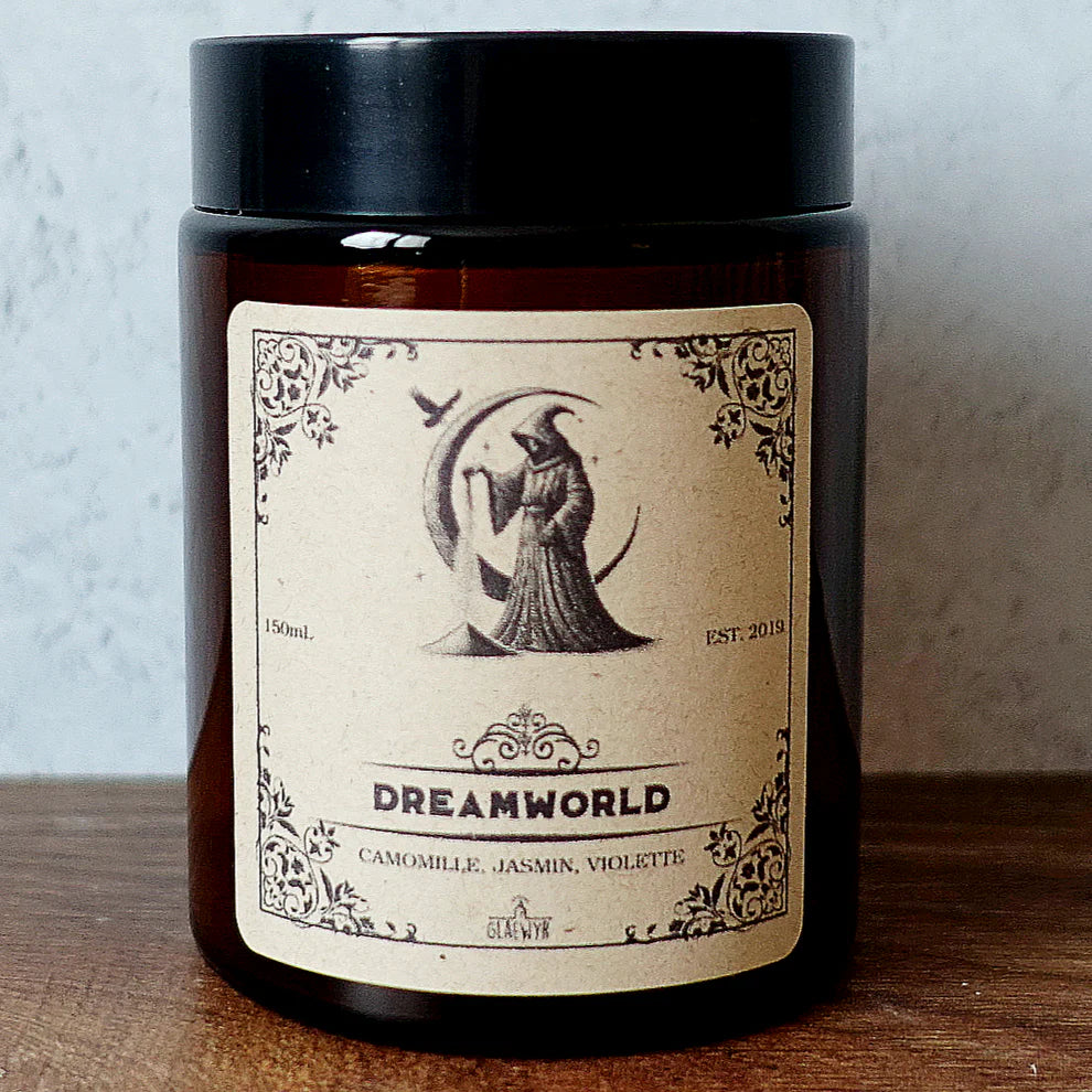 Dreamworld – Duftkerze | Kamille, Jasmin & Veilchen | 150 ml