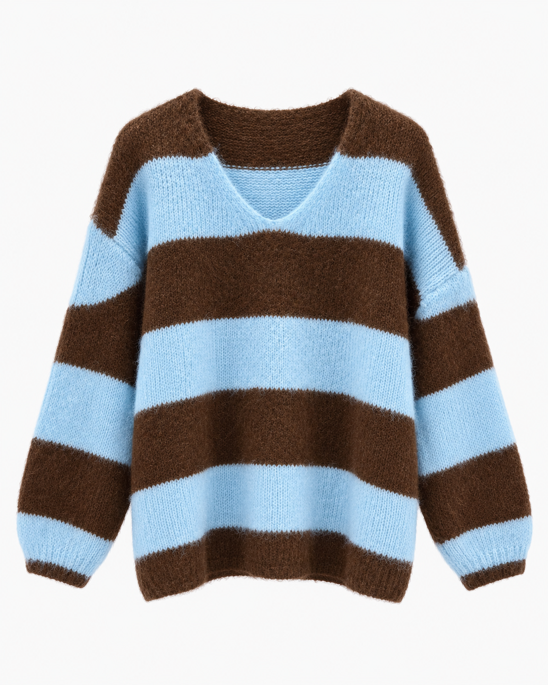 Alpaca Striped Sweater – Soft & Cozy