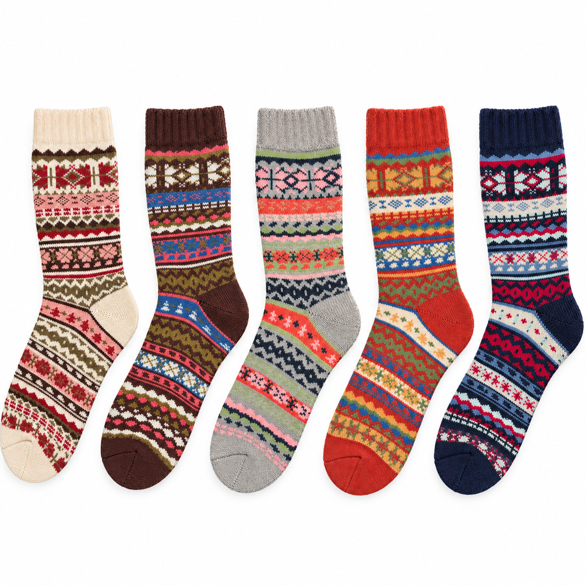 Kaschmir Wollsocken – Nordic Folk