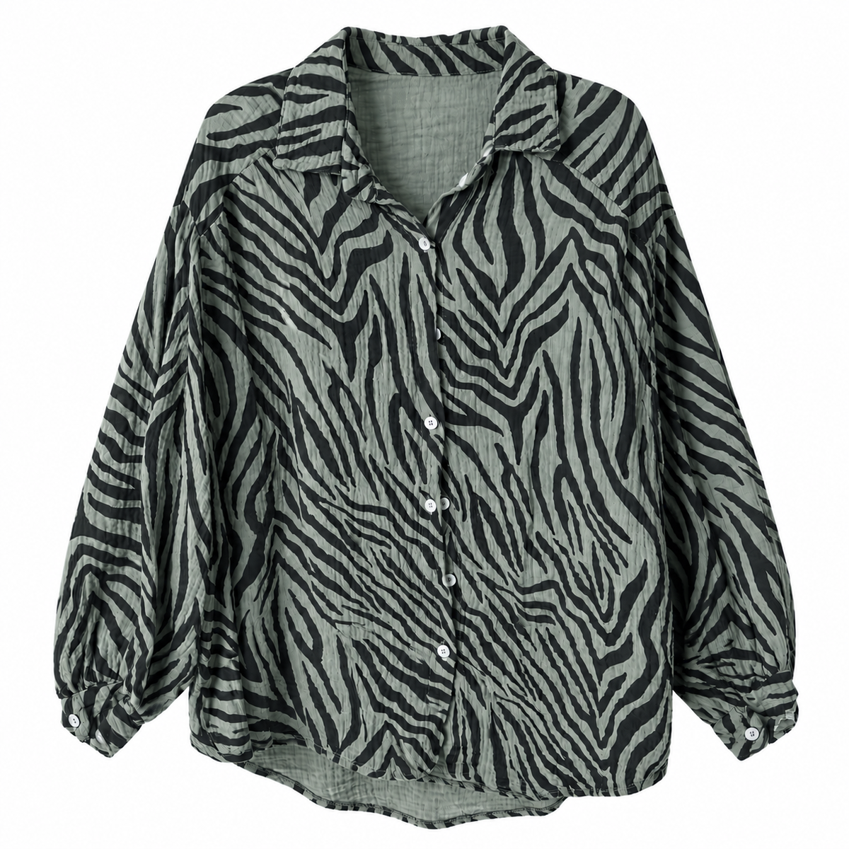 Zebra Oversize Bluse