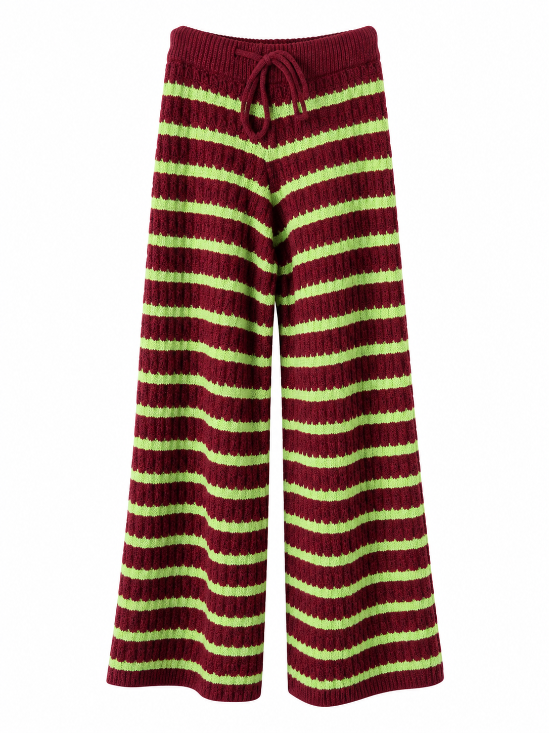 Striped Knit Pants – Kuschelige Strickhose