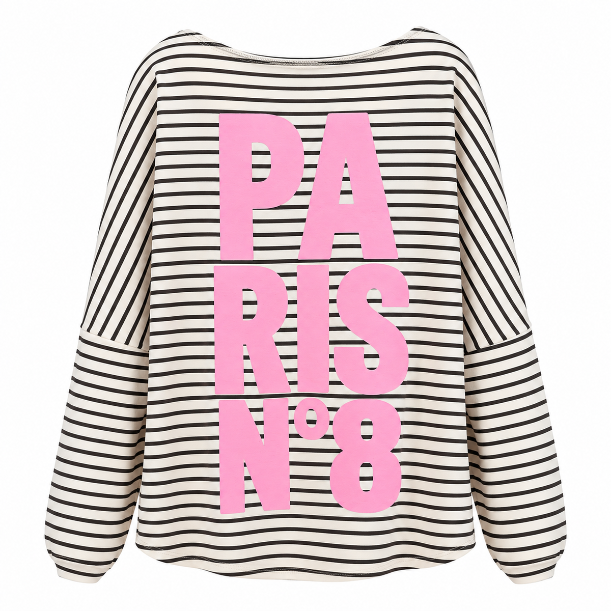 Gestreiftes Oversize Sweatshirt - PARIS N°8