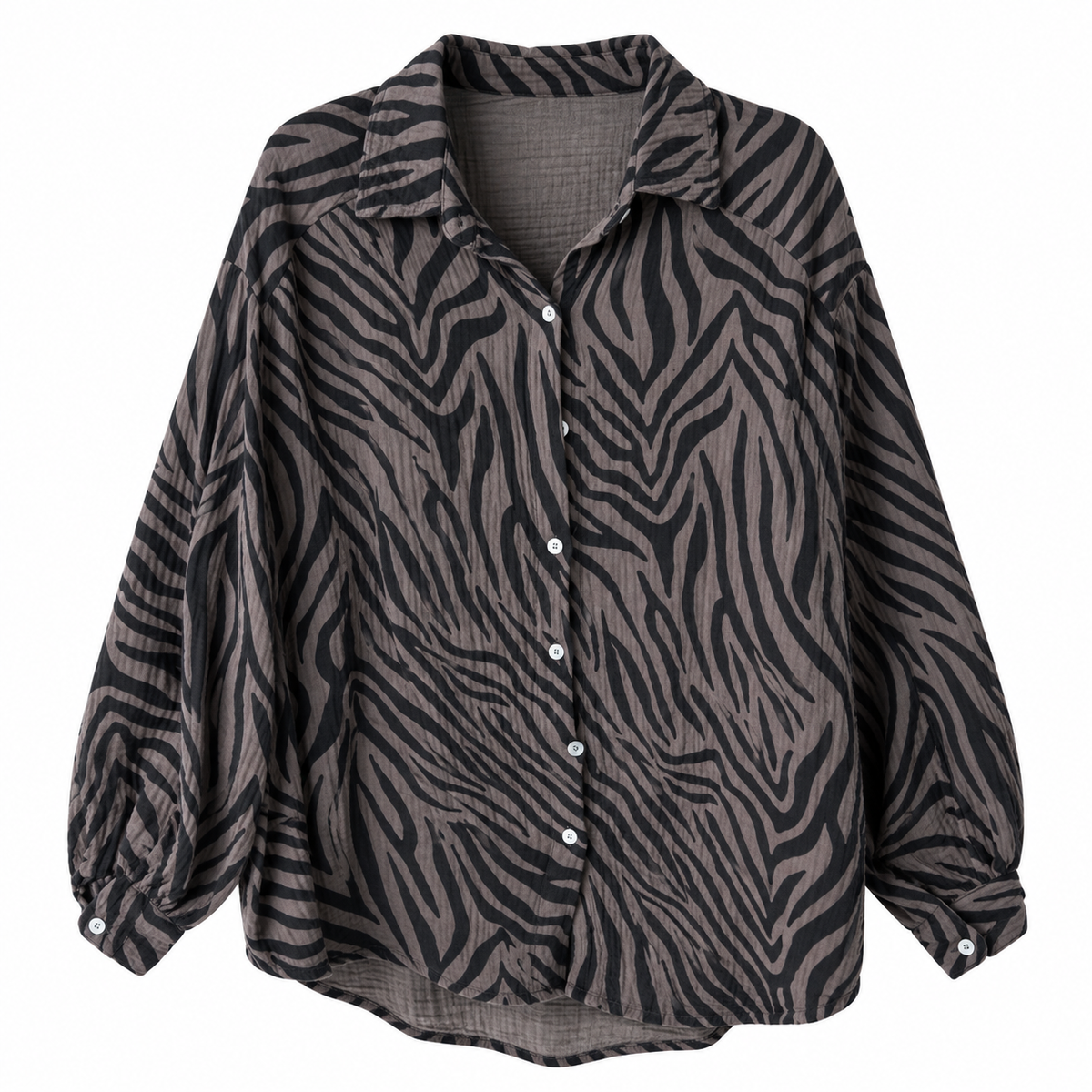 Zebra Oversize Bluse